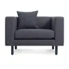 Blu Dot Mono Lounge Chair In Rostenkowski Blue