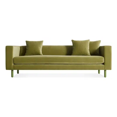 Blu Dot Mono Sofa In Loden Green Velvet