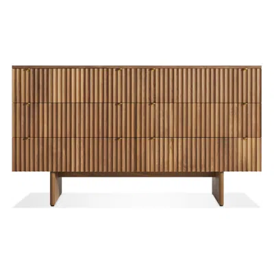 Blu Dot Murmur 6 Drawer Dresser In Walnut