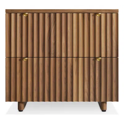 Blu Dot Murmur Nightstand In Walnut