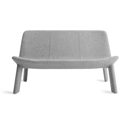 Blu Dot Neat Settee - Vesper Light Grey In Gray