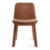 Blu Dot Neat Velvet Dining Chair In Copper Velvet