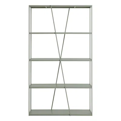 Blu Dot Needwant Narrow Shelving - Grey Green In Gray