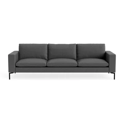 Blu Dot New Standard 104" Sofa - Gabro Grey / Black