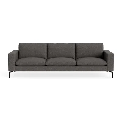 Blu Dot New Standard 104" Sofa - Kelso Charcoal / Black