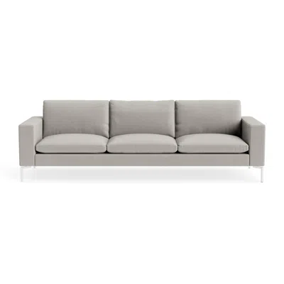 Blu Dot New Standard 104" Sofa - Maharam Mode In Clavicle / White