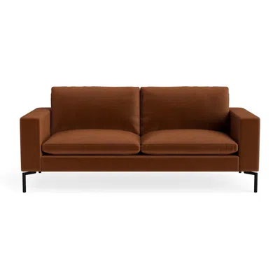 Blu Dot New Standard 78" Sofa - Copper Velvet / Black