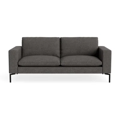 Blu Dot New Standard 78" Sofa - Kelso Charcoal / Black