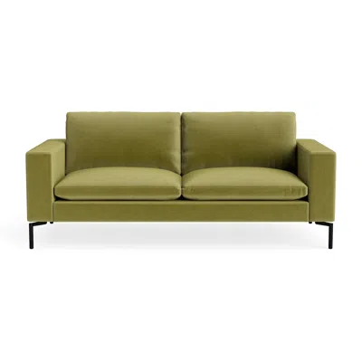 Blu Dot New Standard 78" Sofa - Loden Velvet / Black