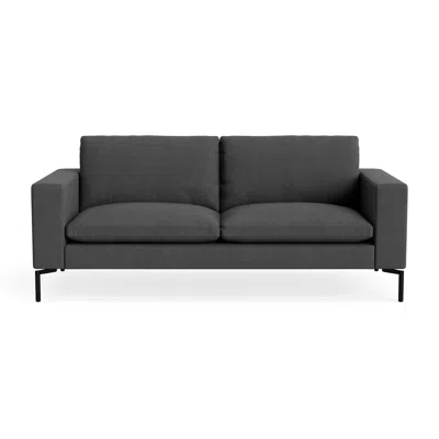 Blu Dot New Standard 78" Sofa - Maharam Meld In Panda / Black