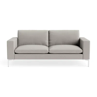 Blu Dot New Standard 78" Sofa - Maharam Mode In Clavicle / White