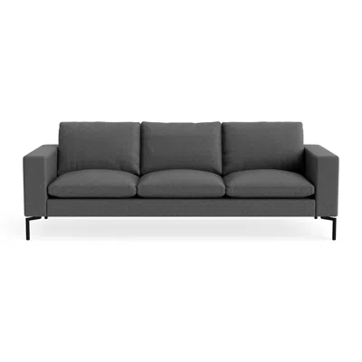 Blu Dot New Standard 92" Sofa - Gabro Grey / Black