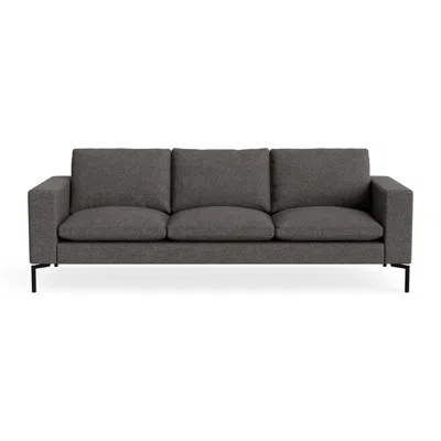 Blu Dot New Standard 92" Sofa - Kelso Charcoal / Black