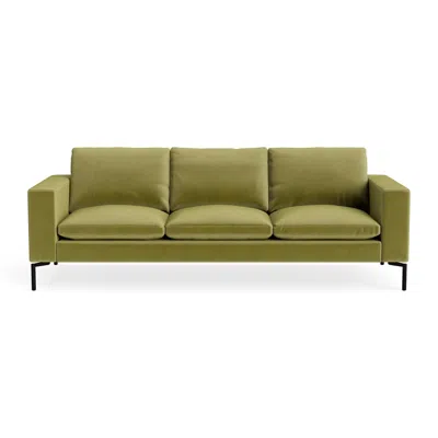 Blu Dot New Standard 92" Sofa - Loden Velvet / Black