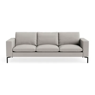 Blu Dot New Standard 92" Sofa - Maharam Mode In Clavicle / Black