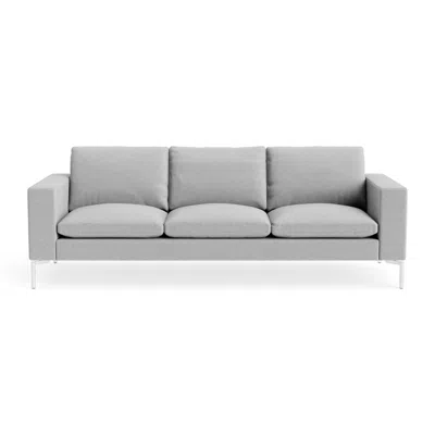 Blu Dot New Standard 92" Sofa - Maharam Mode In Intaglio / White