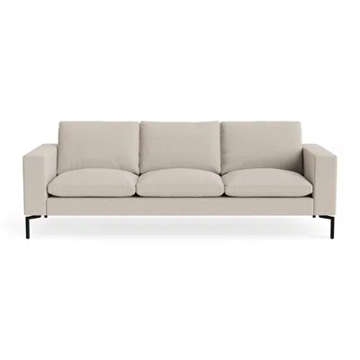 Blu Dot New Standard 92" Sofa - Sanford Linen / Black
