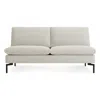 Blu Dot New Standard Armless Sofa In Maharam Mode In Clavicle/black