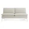 Blu Dot New Standard Armless Sofa In Maharam Mode In Clavicle/white
