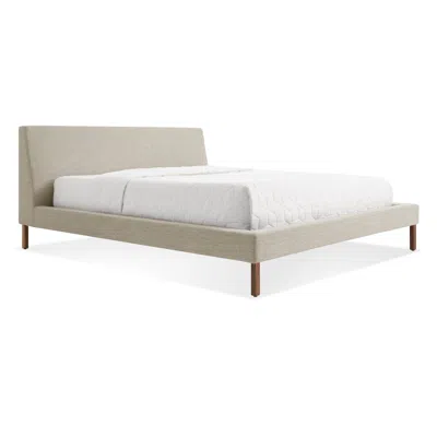 Blu Dot New Standard King Bed In Tait Stone/walnut