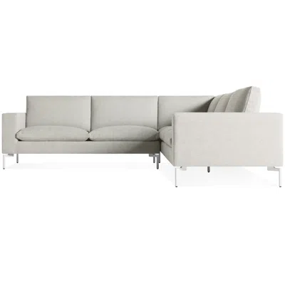 Blu Dot New Standard Left Sectional Sofa In Maharam Mode In Clavicle/white
