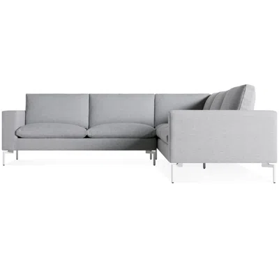 Blu Dot New Standard Left Sectional Sofa In Maharam Mode In Intaglio/white