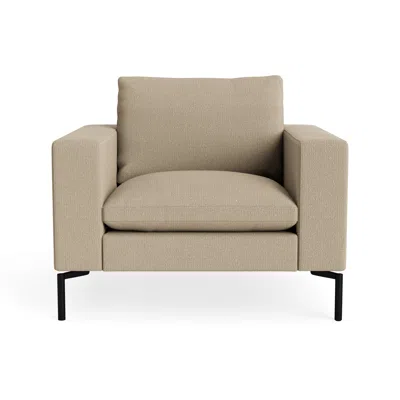 Blu Dot New Standard Lounge Chair - Kelso Camel / Black