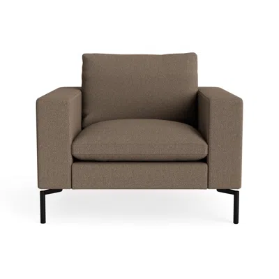 Blu Dot New Standard Lounge Chair - Kvadrat Autumn Cardamom / Black