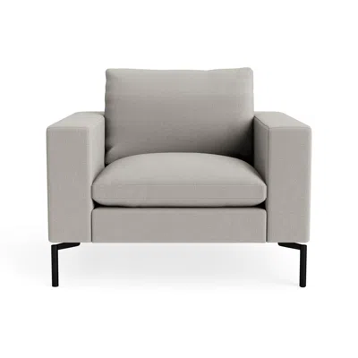 Blu Dot New Standard Lounge Chair - Maharam Mode In Clavicle / Black