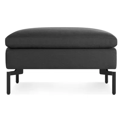 Blu Dot New Standard Ottoman - Maharam Meld In Panda / Black