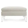 Blu Dot New Standard Ottoman In Maharam Mode In Clavicle/white