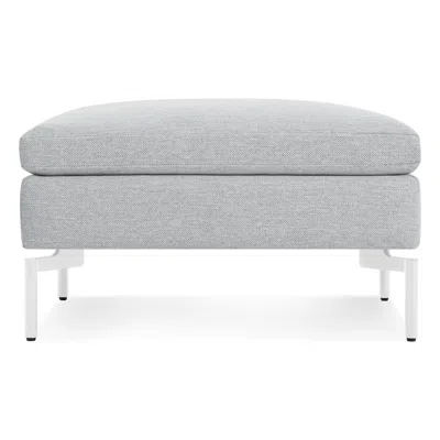 Blu Dot New Standard Ottoman - Maharam Mode In Intaglio / White