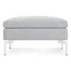 Blu Dot New Standard Ottoman In Maharam Mode In Intaglio/white