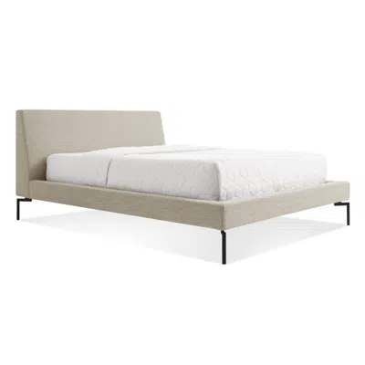 Blu Dot New Standard Queen Bed In Tait Stone/black