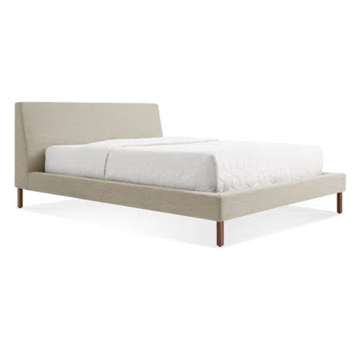 Blu Dot New Standard Queen Bed In Tait Stone/walnut