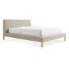 Blu Dot New Standard Queen Bed In Tait Stone/white Oak
