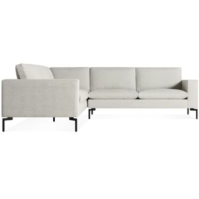 Blu Dot New Standard Right Sectional Sofa In Maharam Mode In Clavicle/black