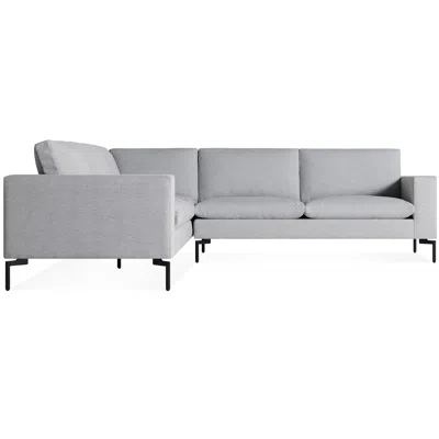 Blu Dot New Standard Right Sectional Sofa In Maharam Mode In Intaglio/black