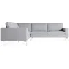 Blu Dot New Standard Right Sectional Sofa In Maharam Mode In Intaglio/white