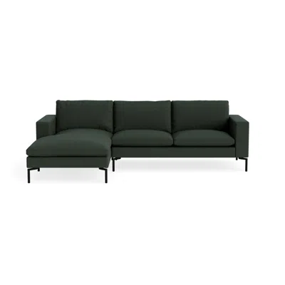 Blu Dot New Standard Sofa With Chaise - Vos Evergreen / Black / Left