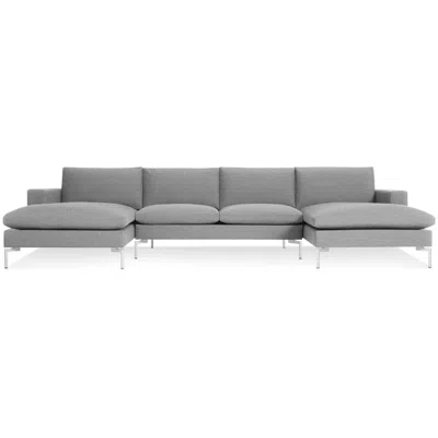 Blu Dot New Standard U-shaped Sectional Sofa - Spitzer Grey / White