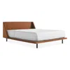 Blu Dot Nook Bed - Queen / Slate Leather In Slate Leather