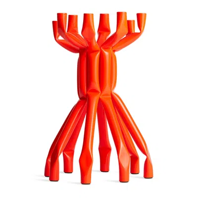 Blu Dot Nosferatube Large Candelabra In Red