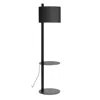 Blu Dot Note Floor Lamp With Table - Black In Black