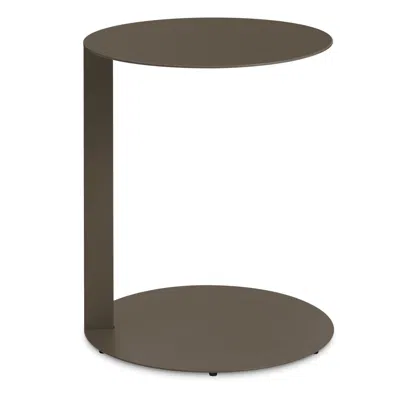 Blu Dot Note Large Side Table In Dark Olive