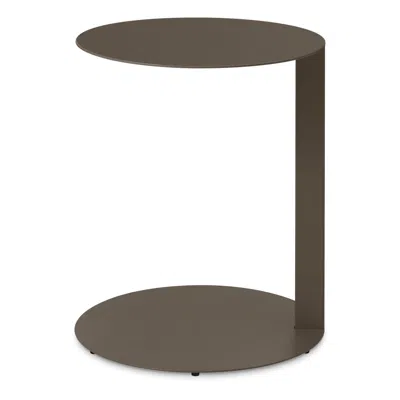 Blu Dot Note Large Side Table - Dark Olive In Green