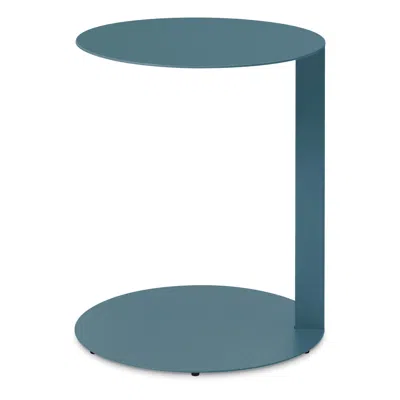 Blu Dot Note Large Side Table - Marine Blue