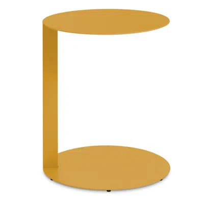 Blu Dot Note Large Side Table In Mustard