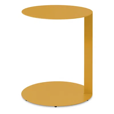 Blu Dot Note Large Side Table - Mustard In Yellow