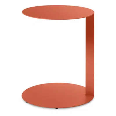 Blu Dot Note Large Side Table - Tomato In Red